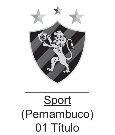 Quadro do Sport, com brasão, nome, estado e quantidade de títulos.